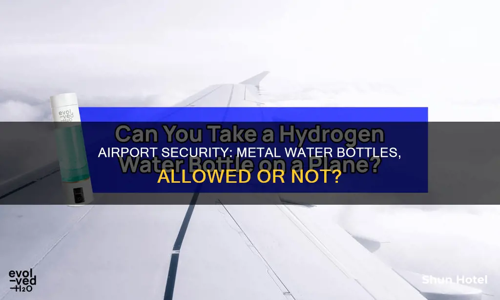 can i carry a metal waterbottle thru airport security