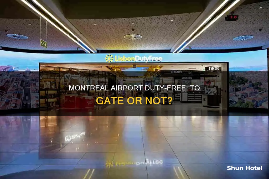 can i carry duty free through montreal airport