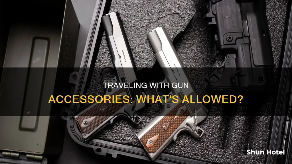 can i carry gun accessories with me through airport
