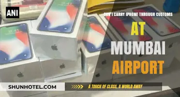 Customs Clearance at Mumbai Airport: iPhone Rules