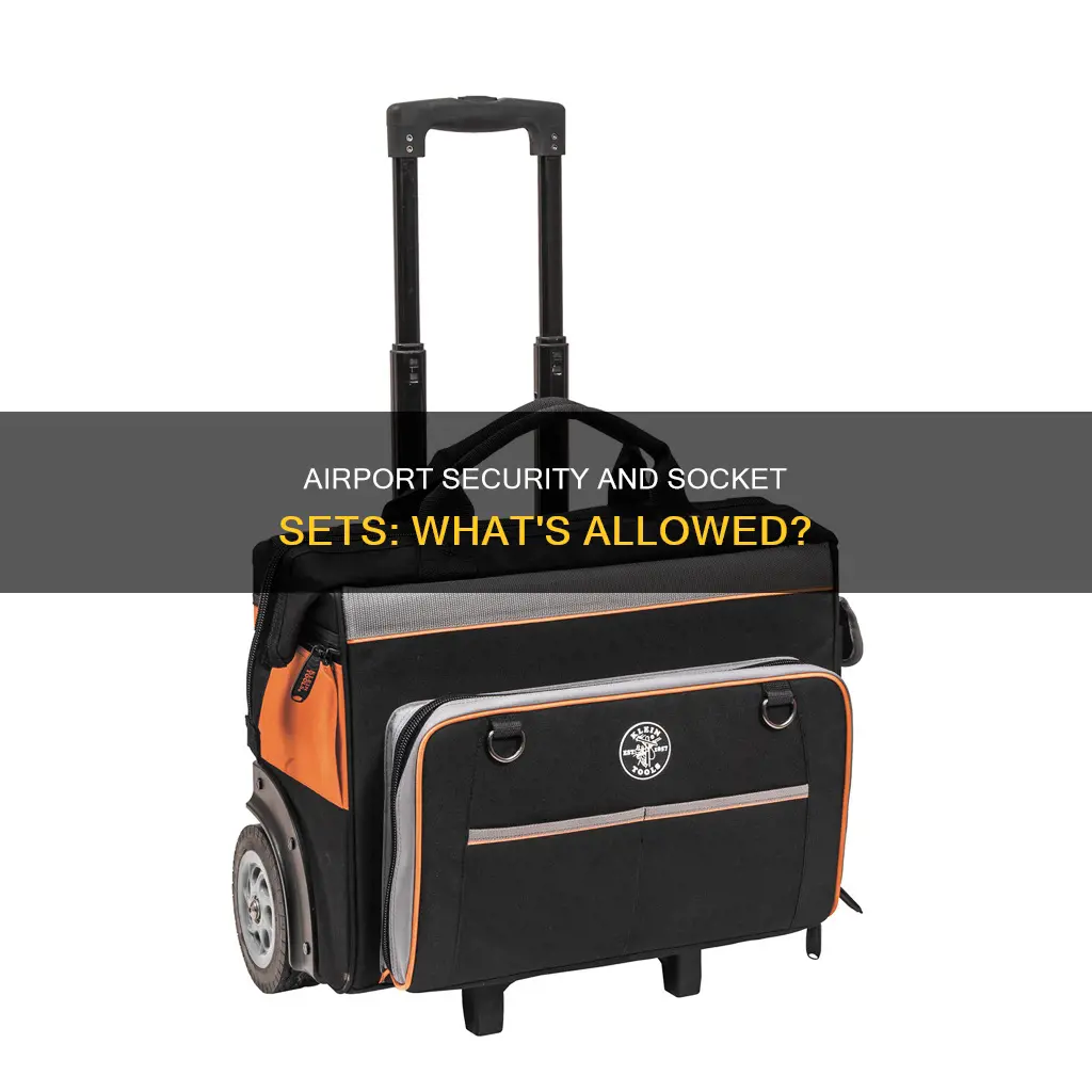 can i carry socket set through security airport