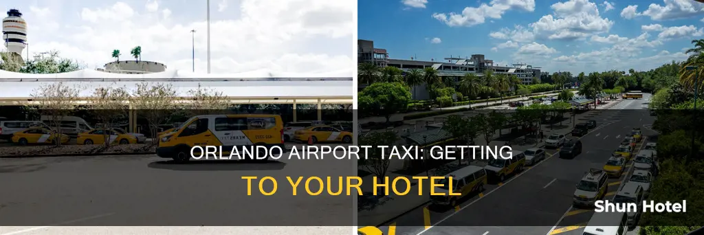 can i catch a taxi from orlando airport to hotel