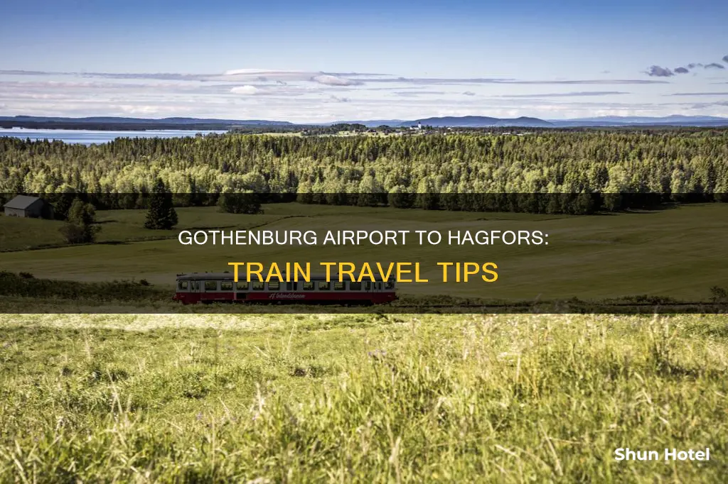 can i catch a train from gothenburg airport to hagfors