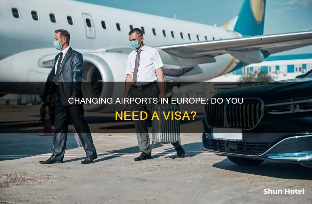 can i change an airport in europe without visa