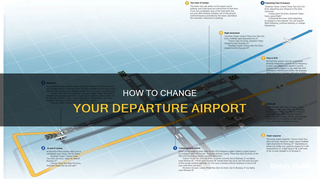 can i change departure airport