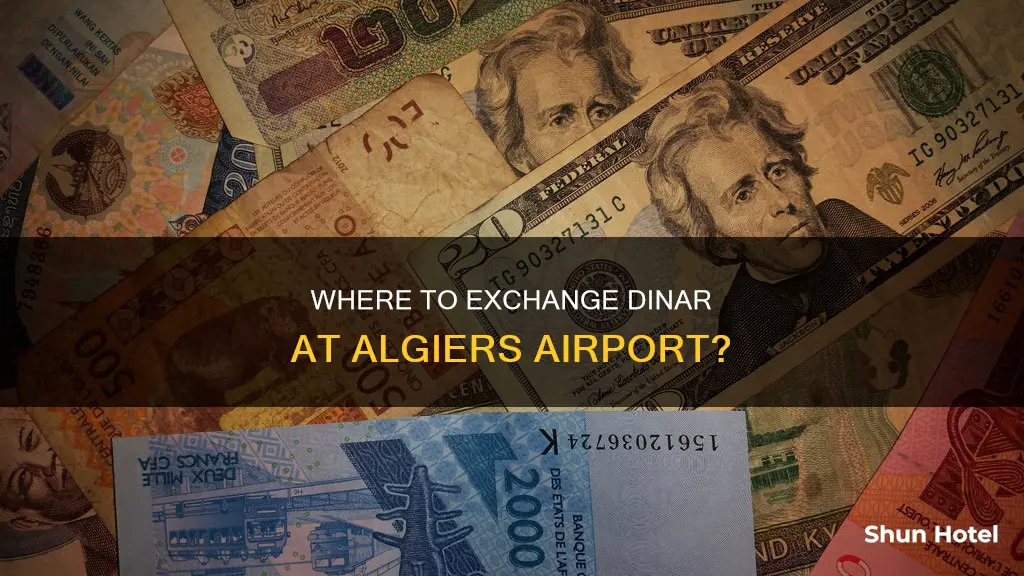 can i change dinar at the algiers airport