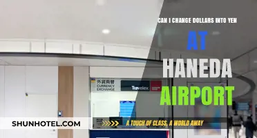 Changing Dollars to Yen at Haneda Airport