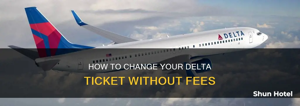 can i change my international ticket delta another airport fee