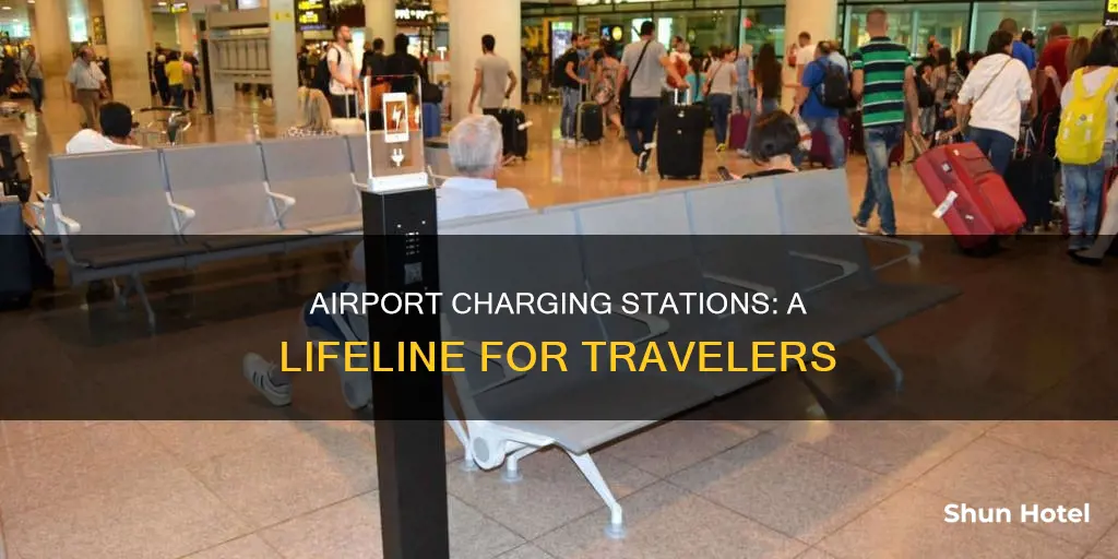 can i charge my cell phone at airport while waiting