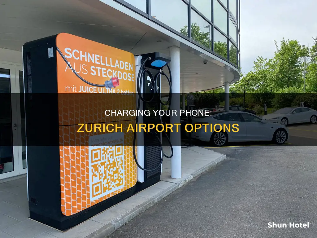 can i charge my phone at zurich airport