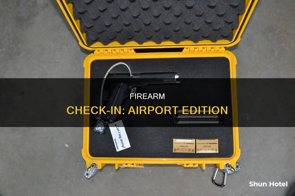 can i check a firearm at airport