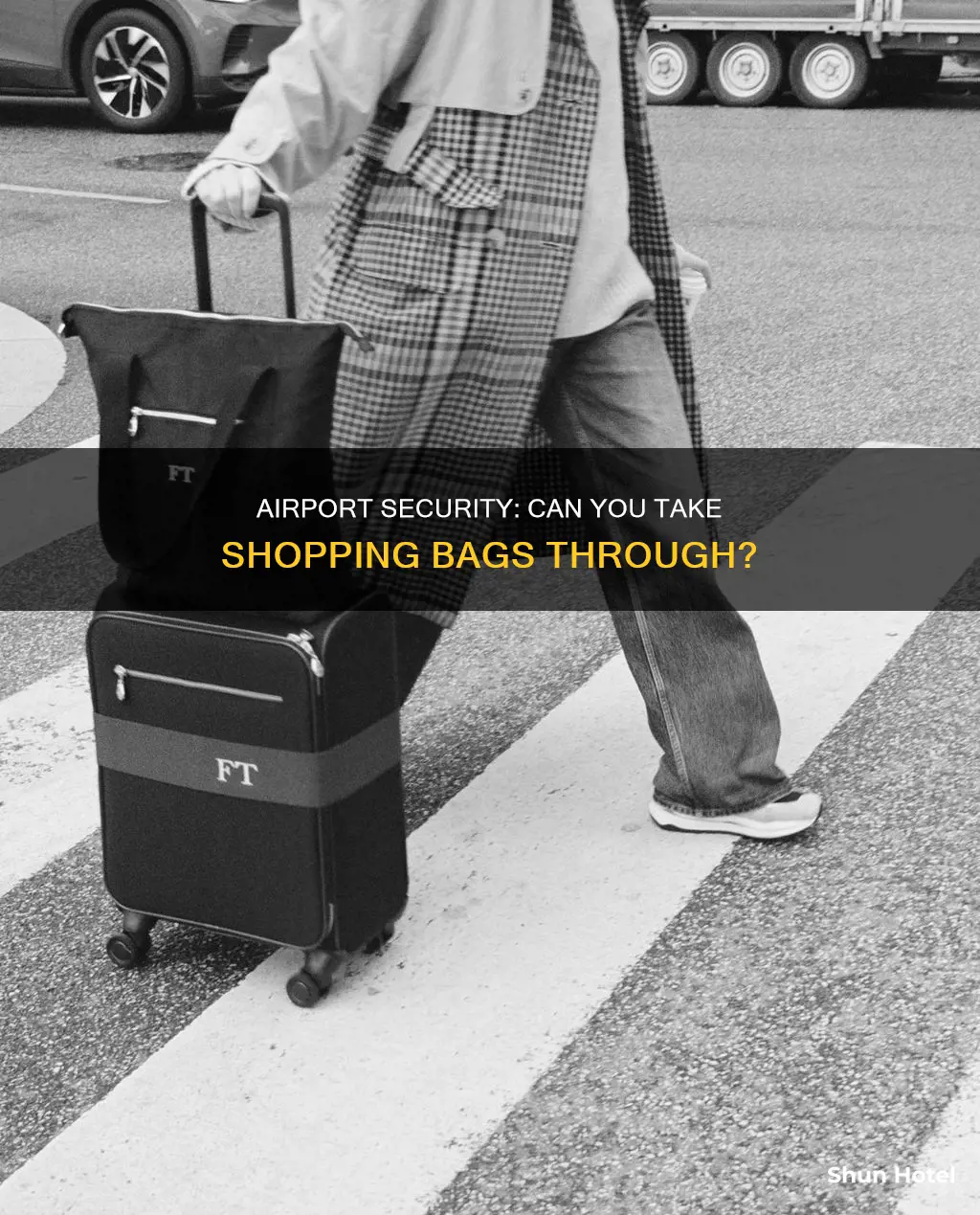 can i check a shopping bag airport