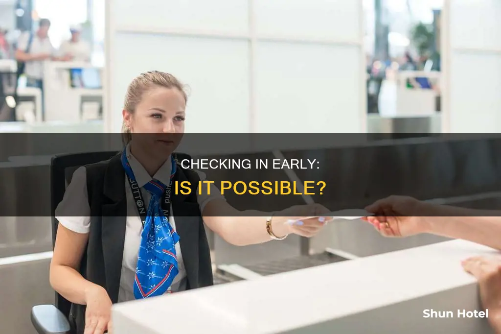 can i check in at airport the day before