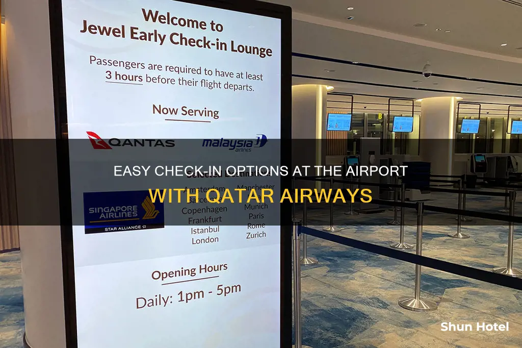 can i check in at the airport qatar airways