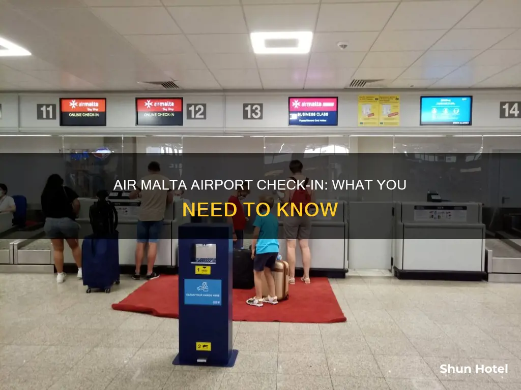 can i check in at the airport with air malta