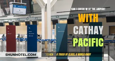 Checking in at the Airport with Cathay Pacific