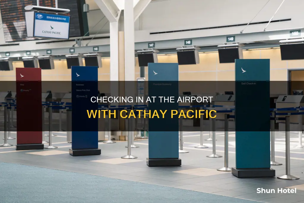 can i check in at the airport with cathay pacific