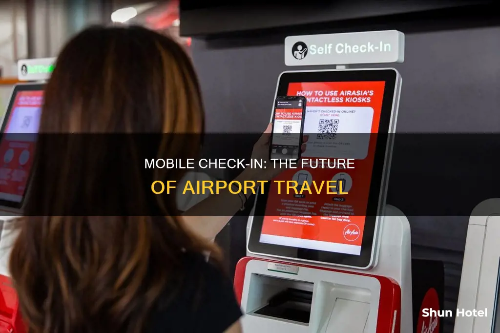can i check in at the airport with my phone