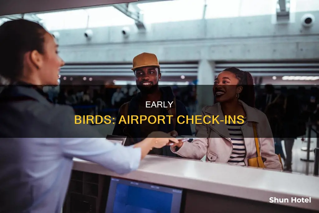 can i check in early airport