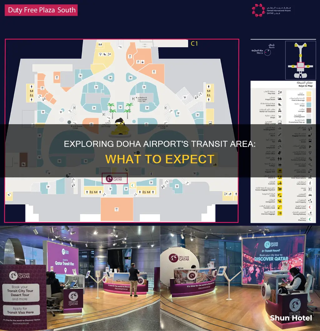 can i check in transit area in doha airport