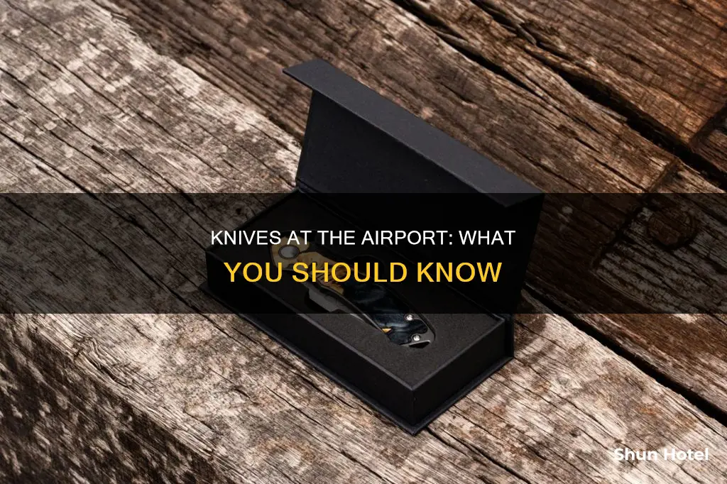 can i check knives at the airport