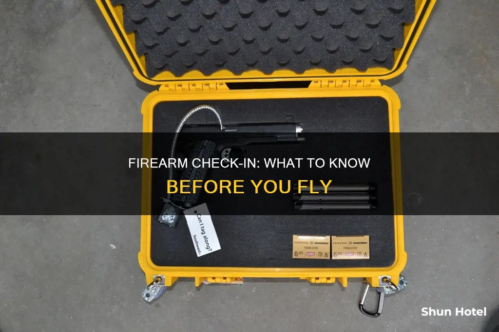 can i check my firearm at the airport