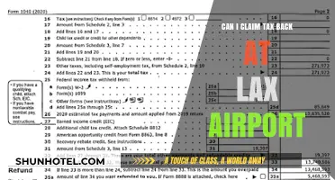 Claiming Tax Back at LAX: What You Need to Know