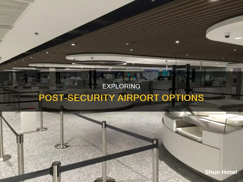 can i come out after security airport