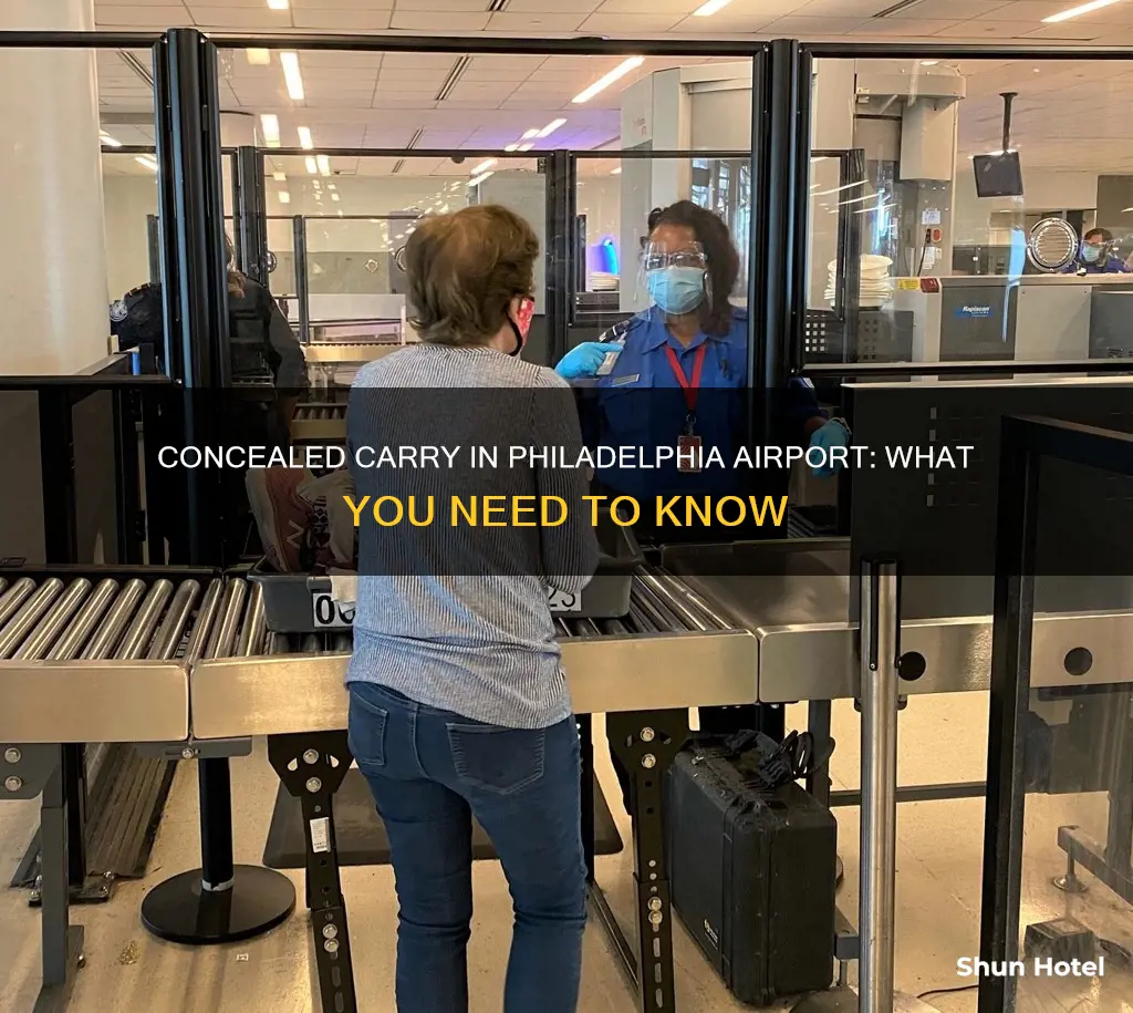 can i conceal carry in philadelphia airport