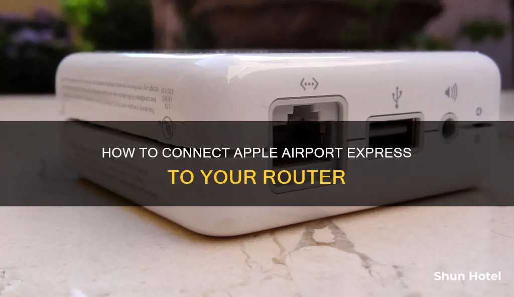 can i connect apple airport express to my router