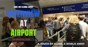 Global Entry: Airport Interview Access
