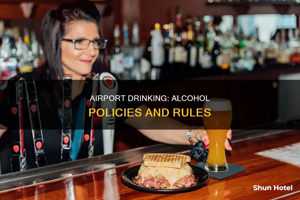 can i drink alcohol in an airport