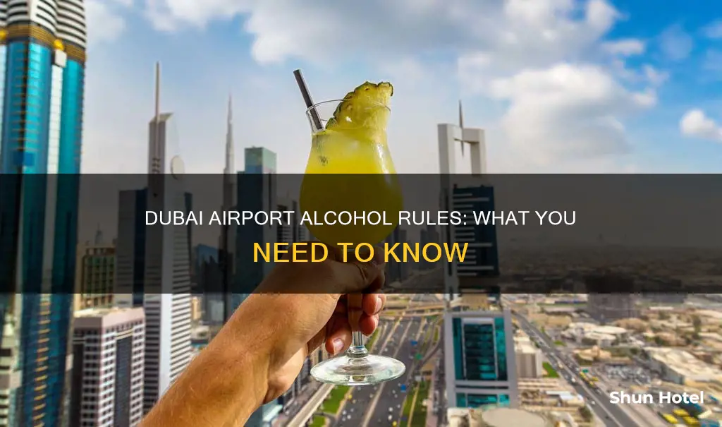 can i drink alcohol in dubai airport