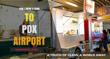 Navigating PDX Airport with a Semi Truck
