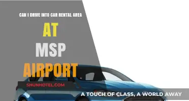 Navigating MSP Airport: Driving to the Car Rental Area