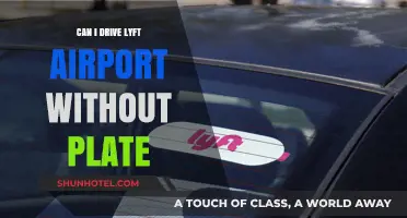 Airport Lyft Driving: No Plates, No Problem?