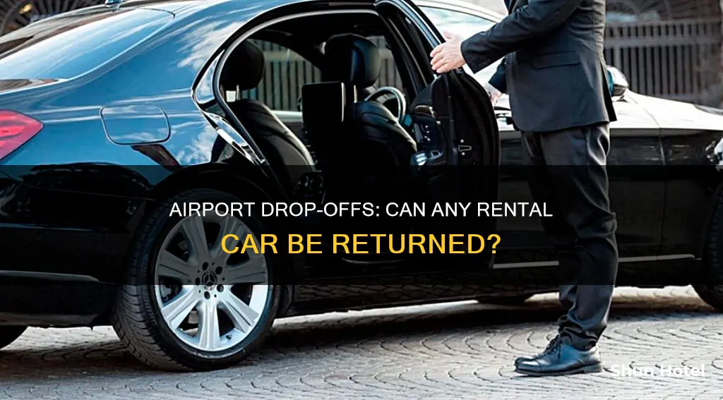 can i drop any rental car at the airport
