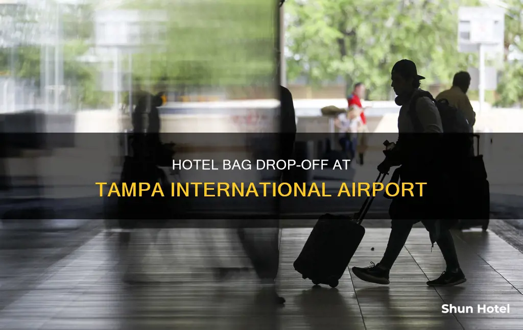 can i drop bags off at hotel tampa international airport