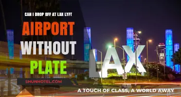 Lyft LAX Drop-off: No License Plate, No Problem?