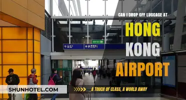 Hong Kong Airport: Dropping Off Luggage Made Easy