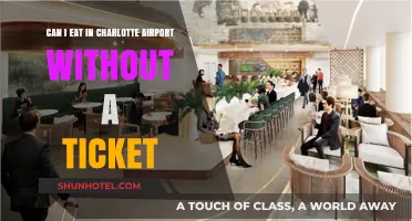 Charlotte Airport Dining: No Ticket, No Problem!