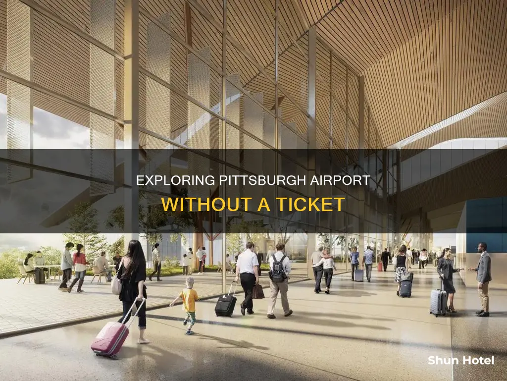 can i enter pittsburgh airport without a ticket