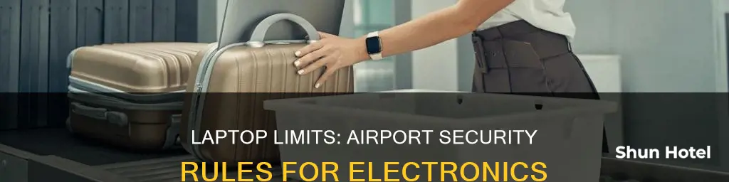 can i enter with 2 laptops to the airport