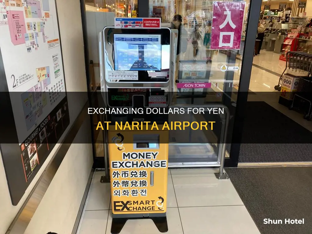 can i exchange dollars for yen at narita airport