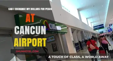 Exchanging Dollars to Pesos at Cancun Airport