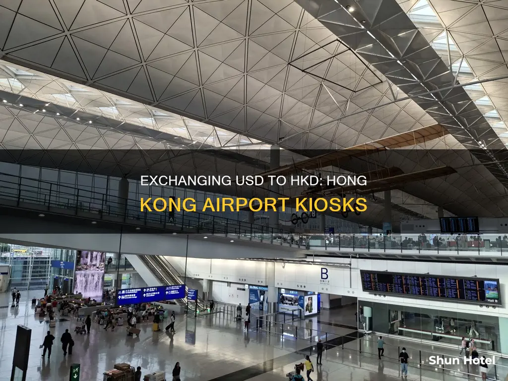can i exchange usd for hkd at hong kong airport