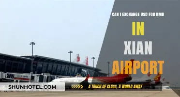 Exchanging USD for RMB at Xi'an Airport