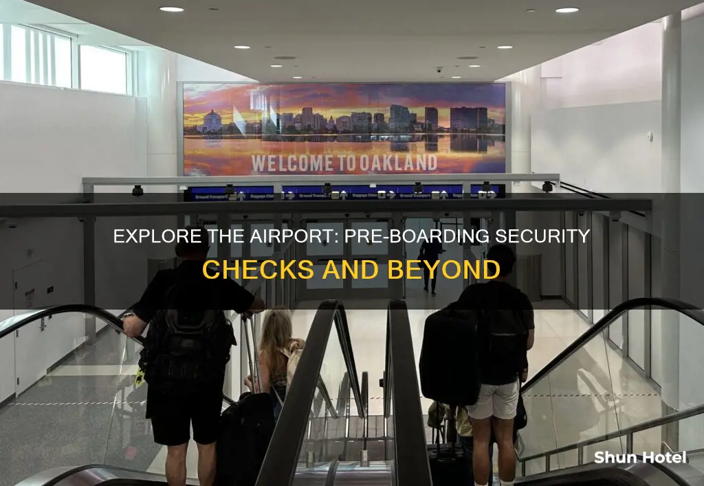 can i exit airport after security check