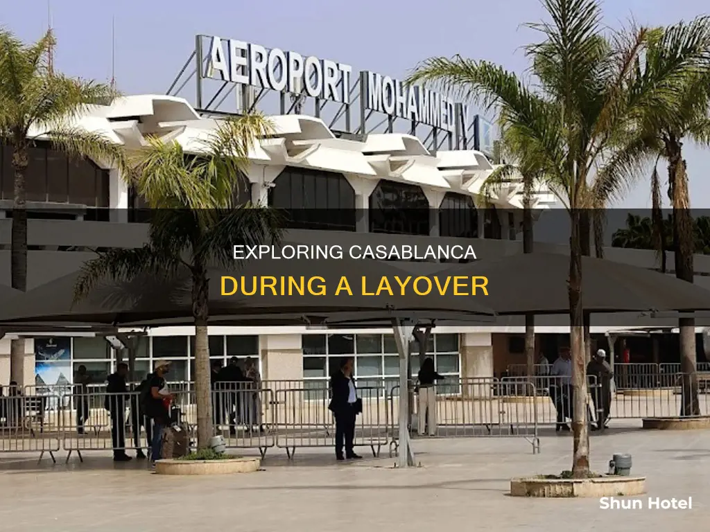 can i exit casablanca airport during layover