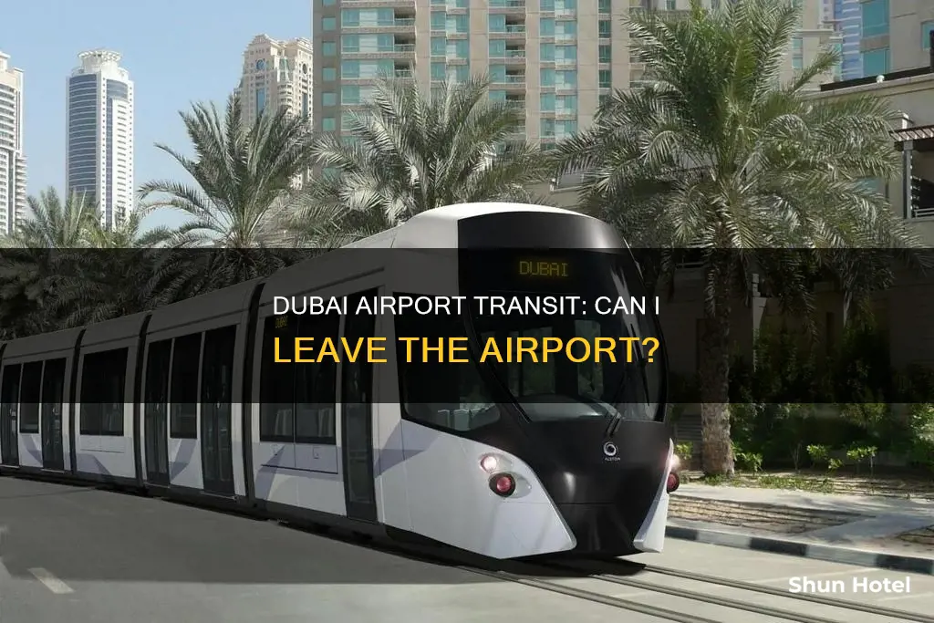can i exit dubai airport during transit